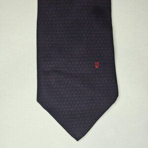 FENDI Tie Multicolor Dot Plaid Zucca PO Navy Silk Suit No Box 211444
